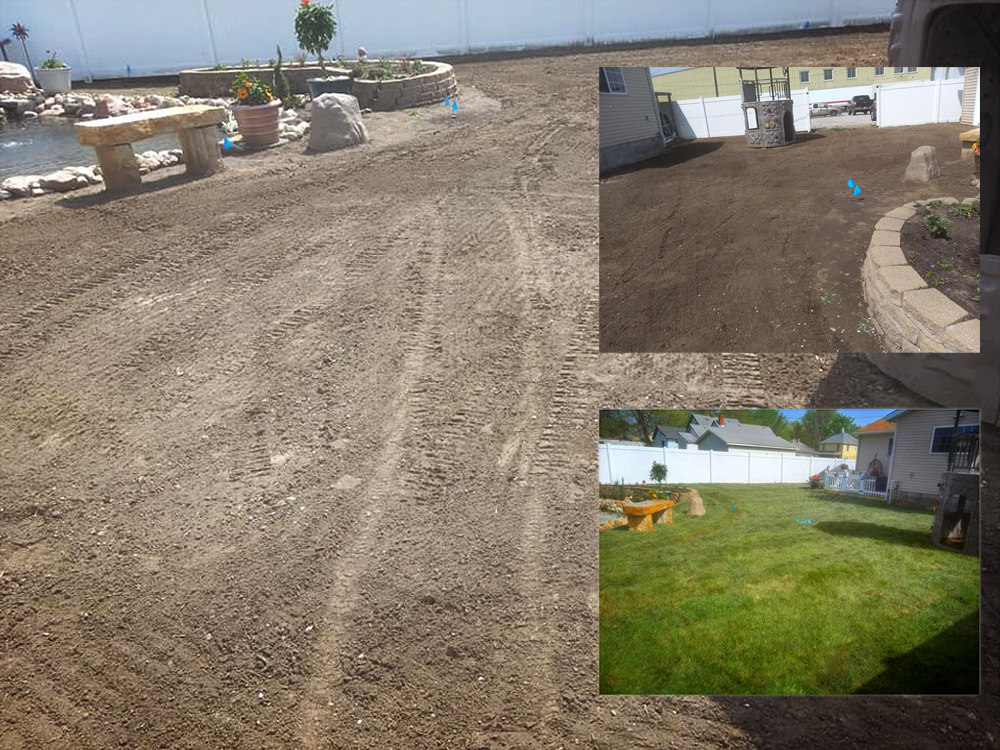 Dirt Grading to the Finished Sod Lawn: A Project Showcase in Omaha